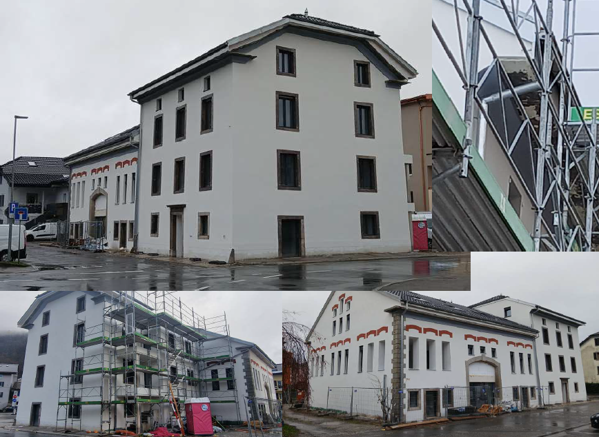 9 logements, 4 locaux commerciaux — détail du chantier